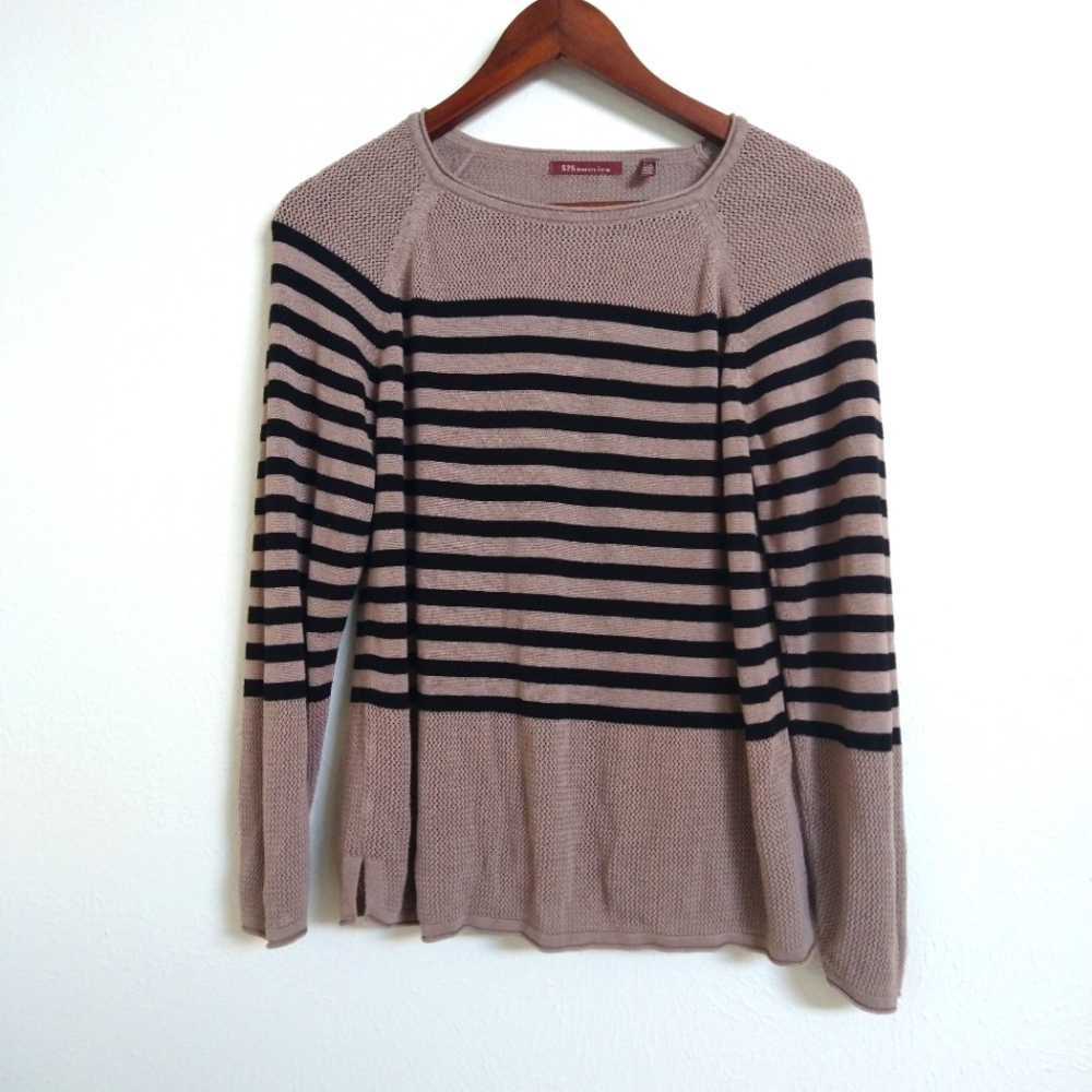 525 America Striped Pullover Sweater